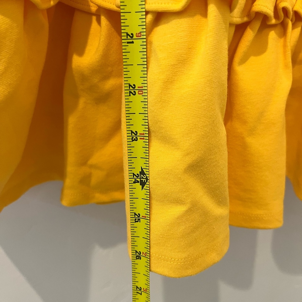 Janie and Jack Girls Yellow Dress size 7, NWT Ruffle Swing Dress - Picture 7 of 7